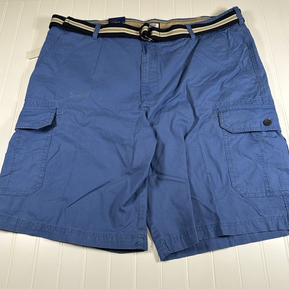 Izod Other - IZOD Mens Flat Front Cargo Short Classic Fit Sz 42 NWT 100% Cotton Imperfections